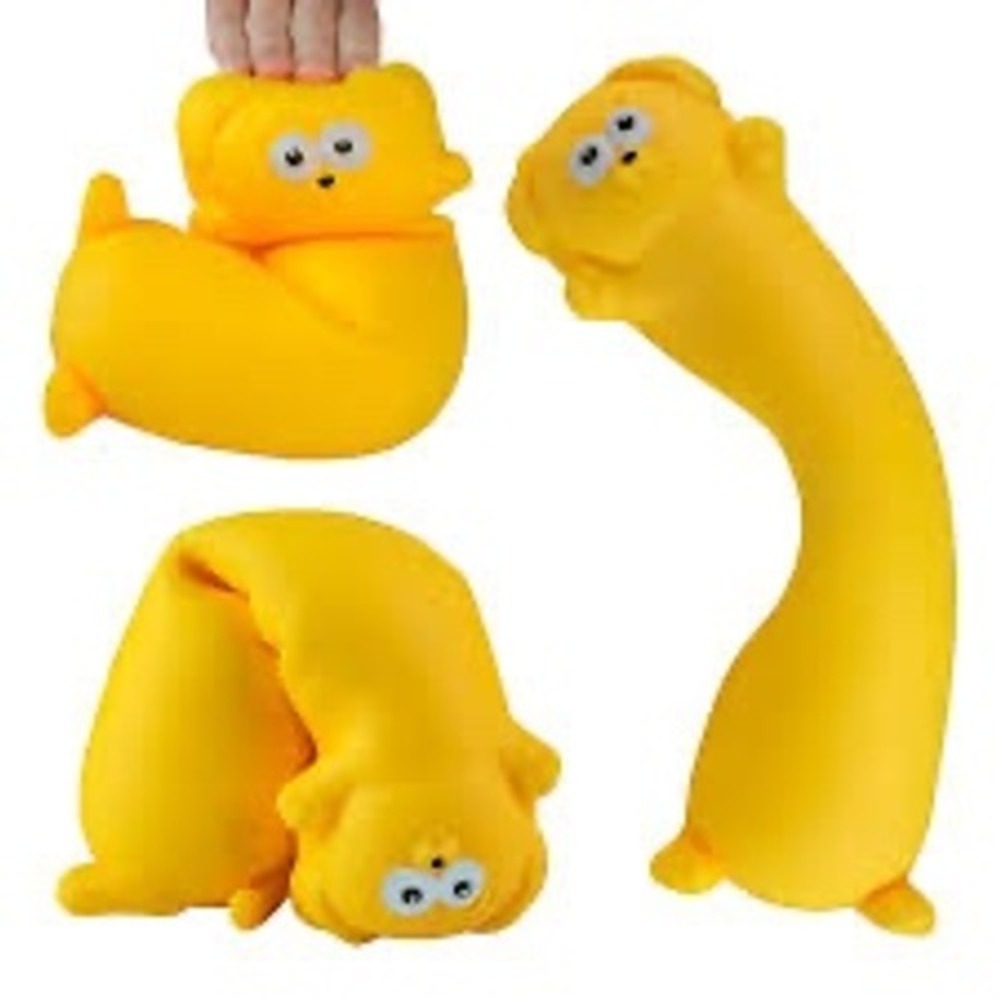 Orb Easy Sqweezy Puppy Kids OS Yellow New Super Stretchy Sensory Fidget Toy